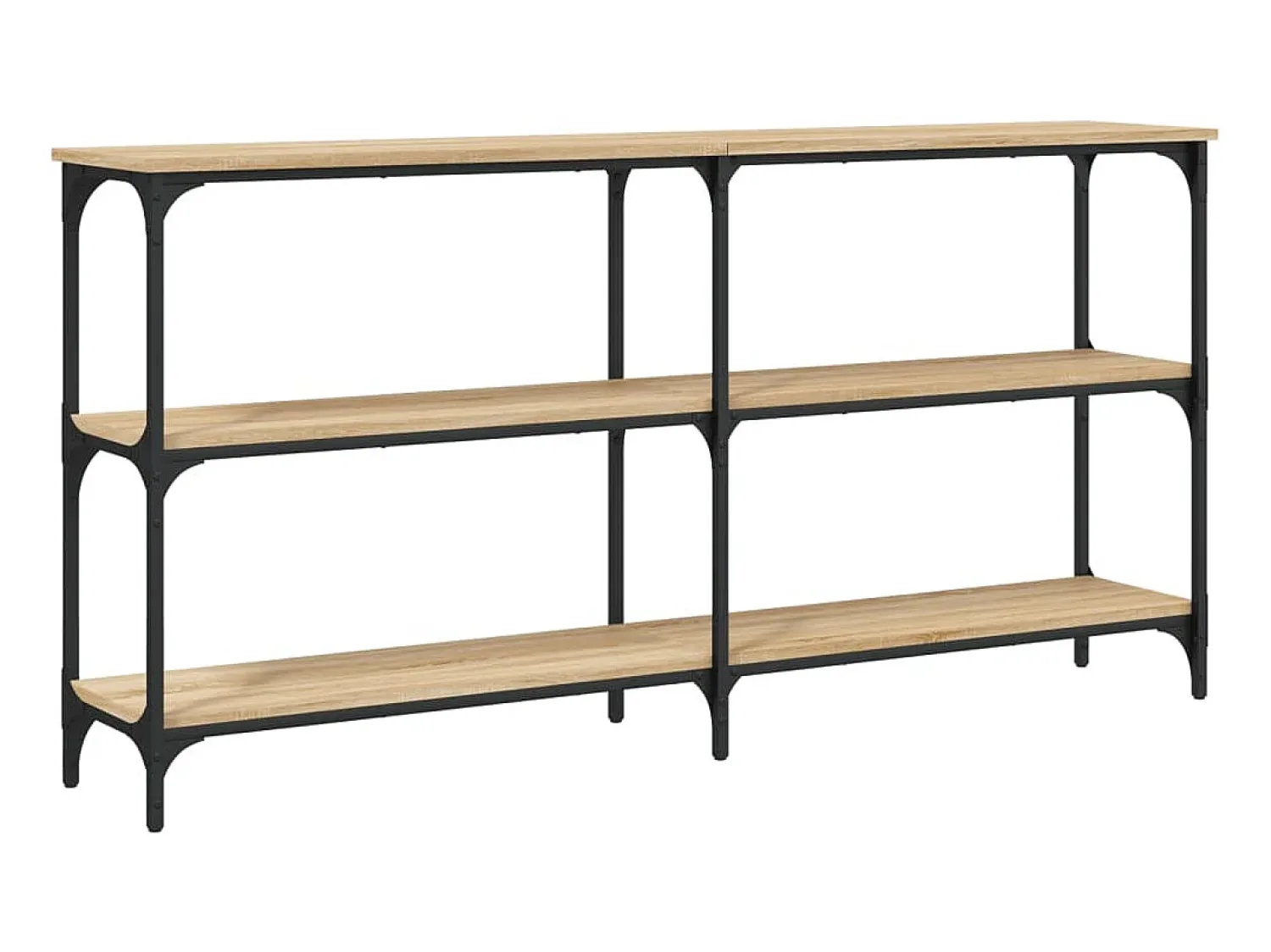 Mesa consola 150x29x75 cm derivados de madeira carvalho sonoma PT385878^ Consola