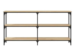 Mesa consola 150x29x75 cm derivados de madeira carvalho sonoma PT385878^ Consola