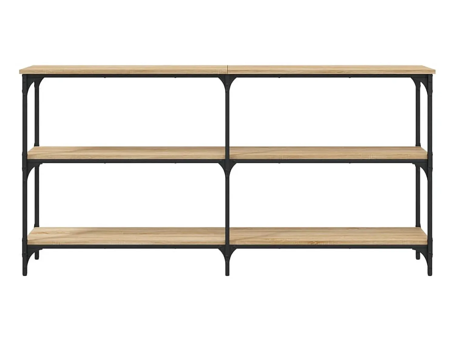 Mesa consola 150x29x75 cm derivados de madeira carvalho sonoma PT385878^ Consola