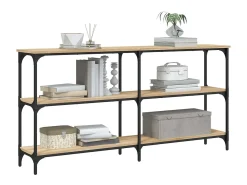 Mesa consola 150x29x75 cm derivados de madeira carvalho sonoma PT385878^ Consola