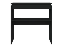 Consola| Mesa consola 80x30x80 cm derivados de madeira PT141089 Preto