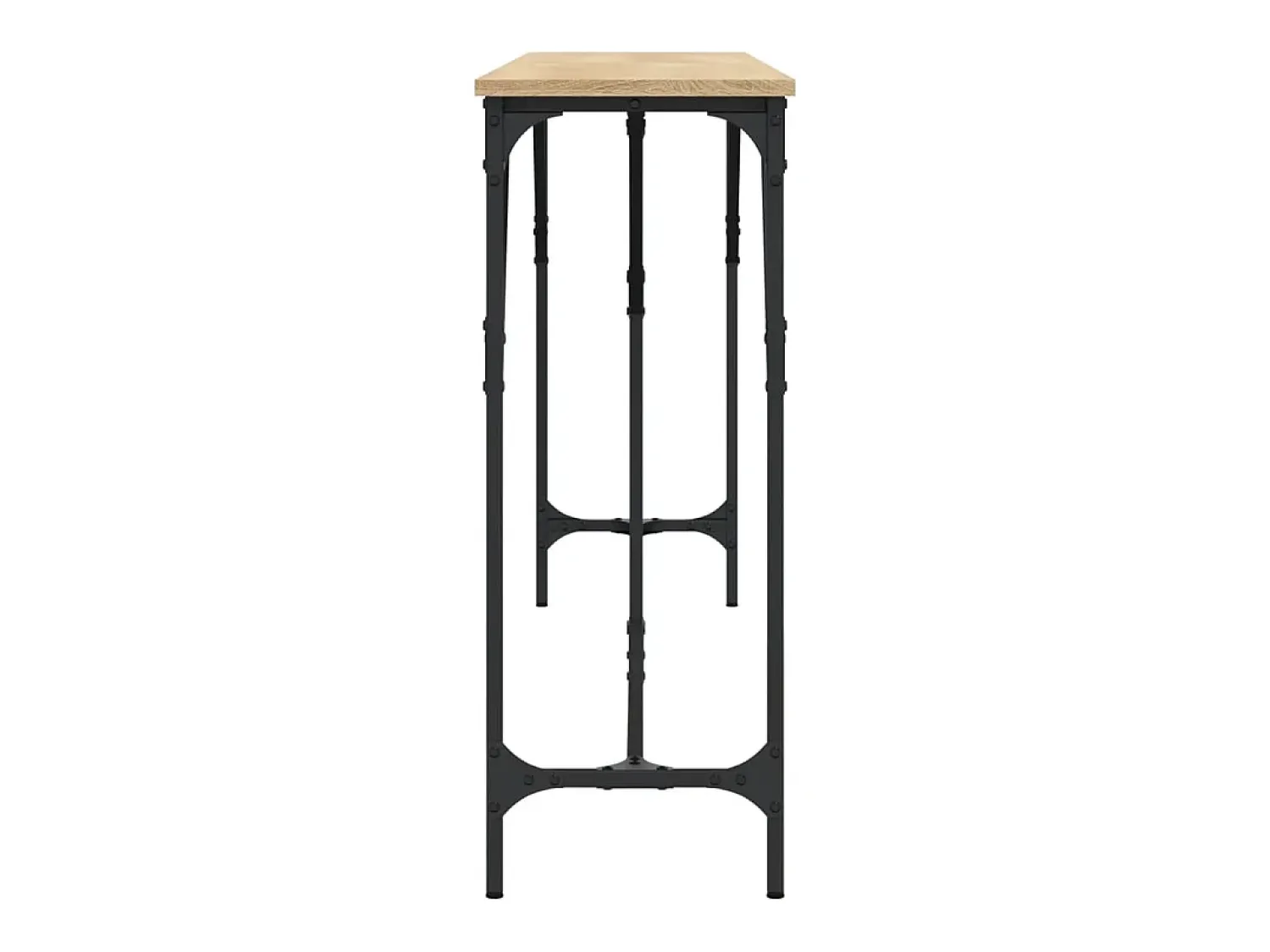 vidaxl Mesa consola 200x29x75 cm derivados de madeira carvalho sonoma^ Consola
