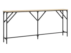 New Mesa consola 180x23x75 cm derivados de madeira carvalho sonoma PT345009 Castanho