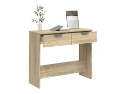 Mesa consola 90x36x75 cm derivados de madeira carvalho sonoma PT595722^ Consola