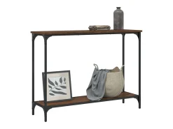 Clearance Mesa consola 101x30,5x75 cm derivados madeira carvalho PT784248 Castanho