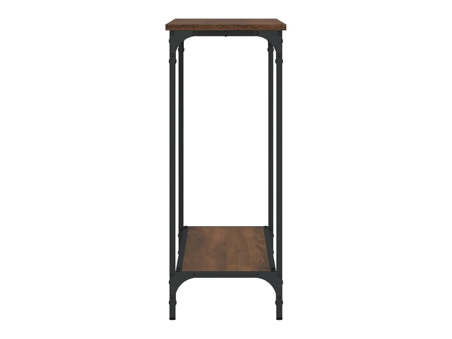Clearance Mesa consola 101x30,5x75 cm derivados madeira carvalho PT784248 Castanho