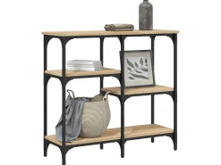 Mesa consola 80x29x75 cm derivados de madeira carvalho sonoma PT185272^ Consola