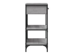 Consola*vidaxl Mesa consola 75x34,5x75 cm derivados de madeira sonoma Cinzento