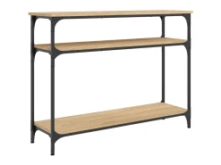 Discount Mesa consola 100x29x75 cm derivados de madeira carvalho sonoma PT243404 Castanho