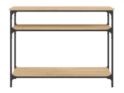 Discount Mesa consola 100x29x75 cm derivados de madeira carvalho sonoma PT243404 Castanho