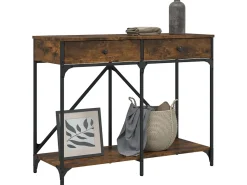 Online Mesa consola 100x39x78,5 cm derivados madeira carvalho fumado PT682835 Castanho