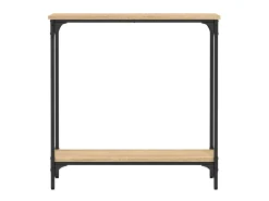 Mesa consola 75x22,5x75 cm derivados de madeira carvalho sonoma PT599895^ Consola