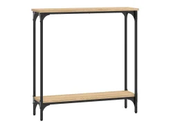 Mesa consola 75x22,5x75 cm derivados de madeira carvalho sonoma PT599895^ Consola