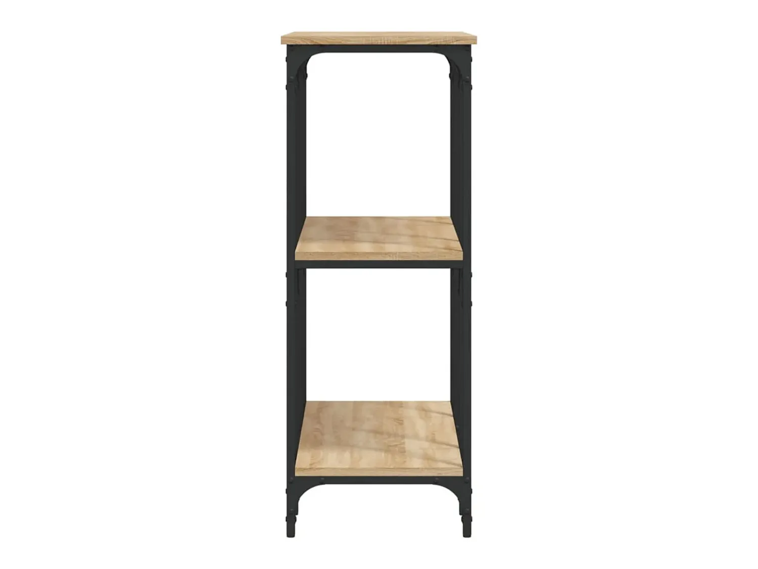 Mesa consola 102x35x90 cm derivados de madeira carvalho sonoma PT571931 Castanho