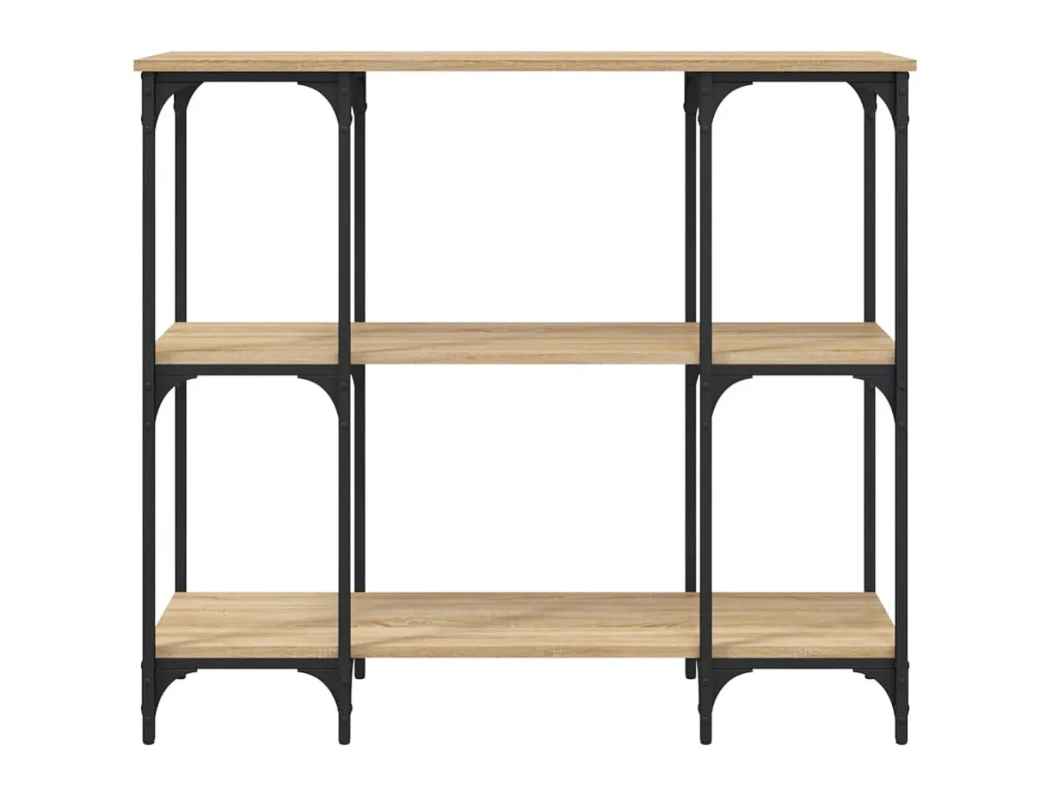 Mesa consola 102x35x90 cm derivados de madeira carvalho sonoma PT571931 Castanho