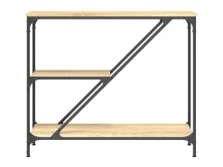 Mesa consola 88,5x30x75 cm derivados de madeira carvalho sonoma PT144933^ Consola