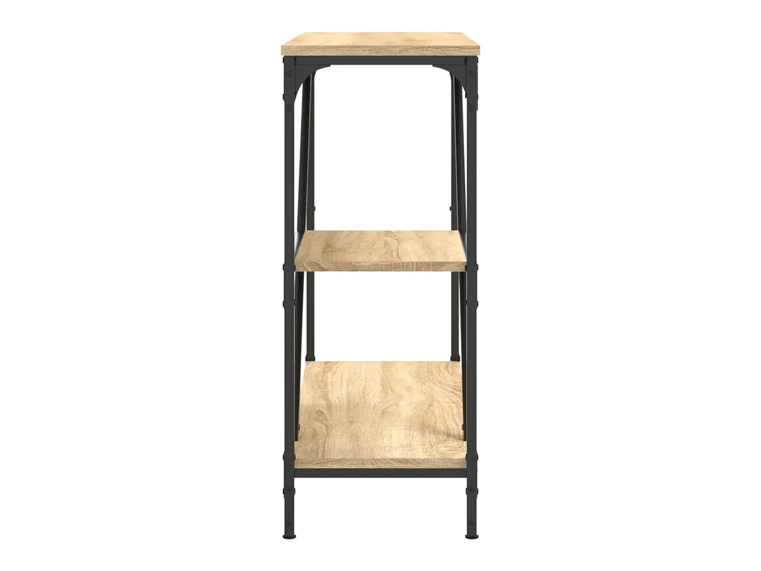 Mesa consola 88,5x30x75 cm derivados de madeira carvalho sonoma PT144933^ Consola
