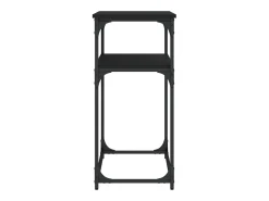 Consola| Mesa consola 100x35,5x75 cm derivados de madeira PT904817 Preto