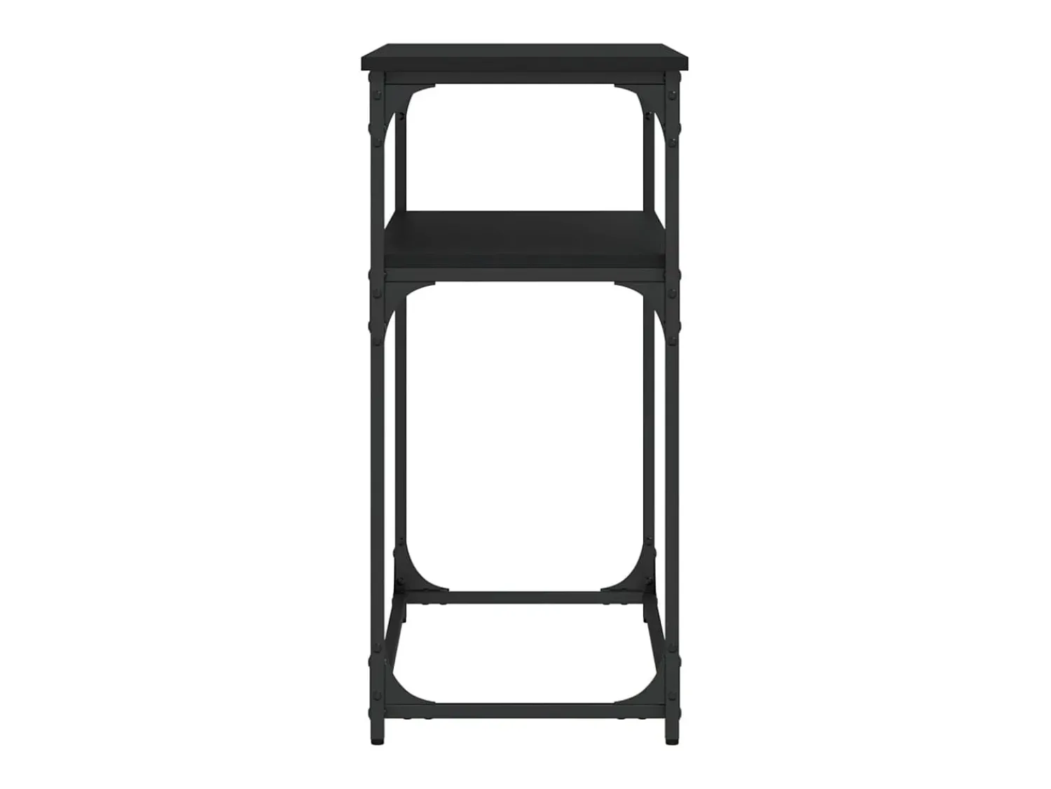 Consola| Mesa consola 100x35,5x75 cm derivados de madeira PT904817 Preto