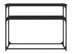 Consola| Mesa consola 100x35,5x75 cm derivados de madeira PT904817 Preto