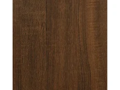 Consola|vidaxl Mesa consola 75x40x75 cm derivados de madeira carvalho castanho Natural escuro