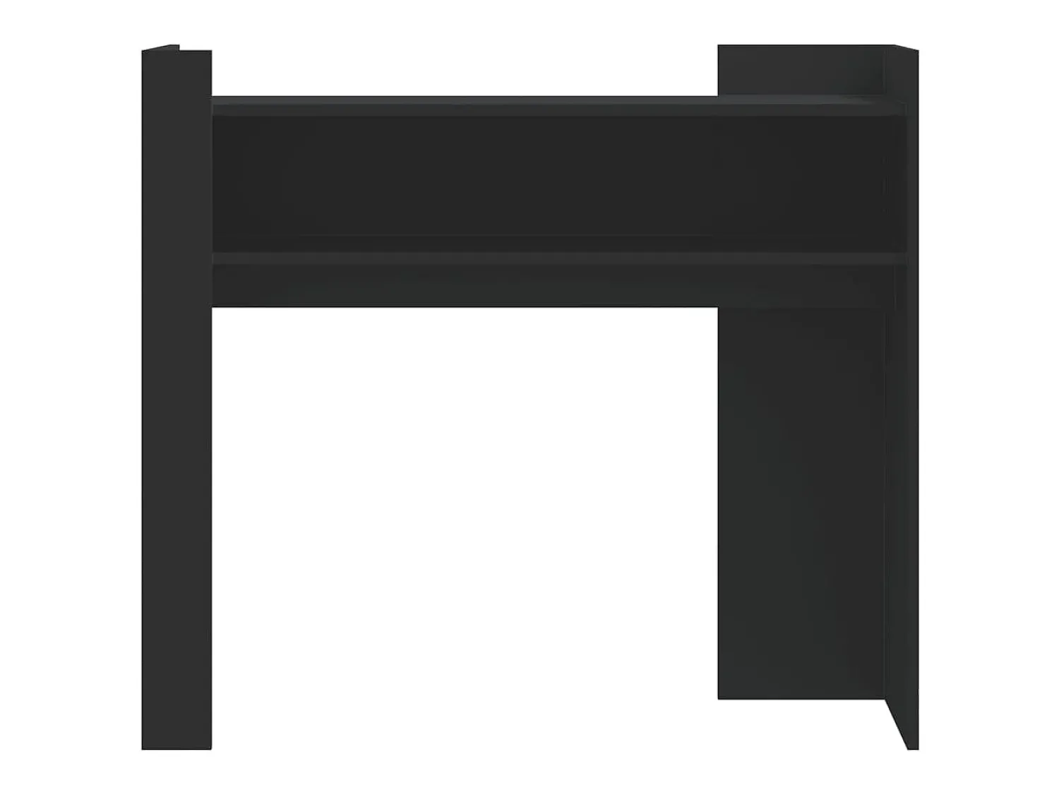 Clearance Mesa consola 100x35x90 cm derivados de madeira PT123233 Preto