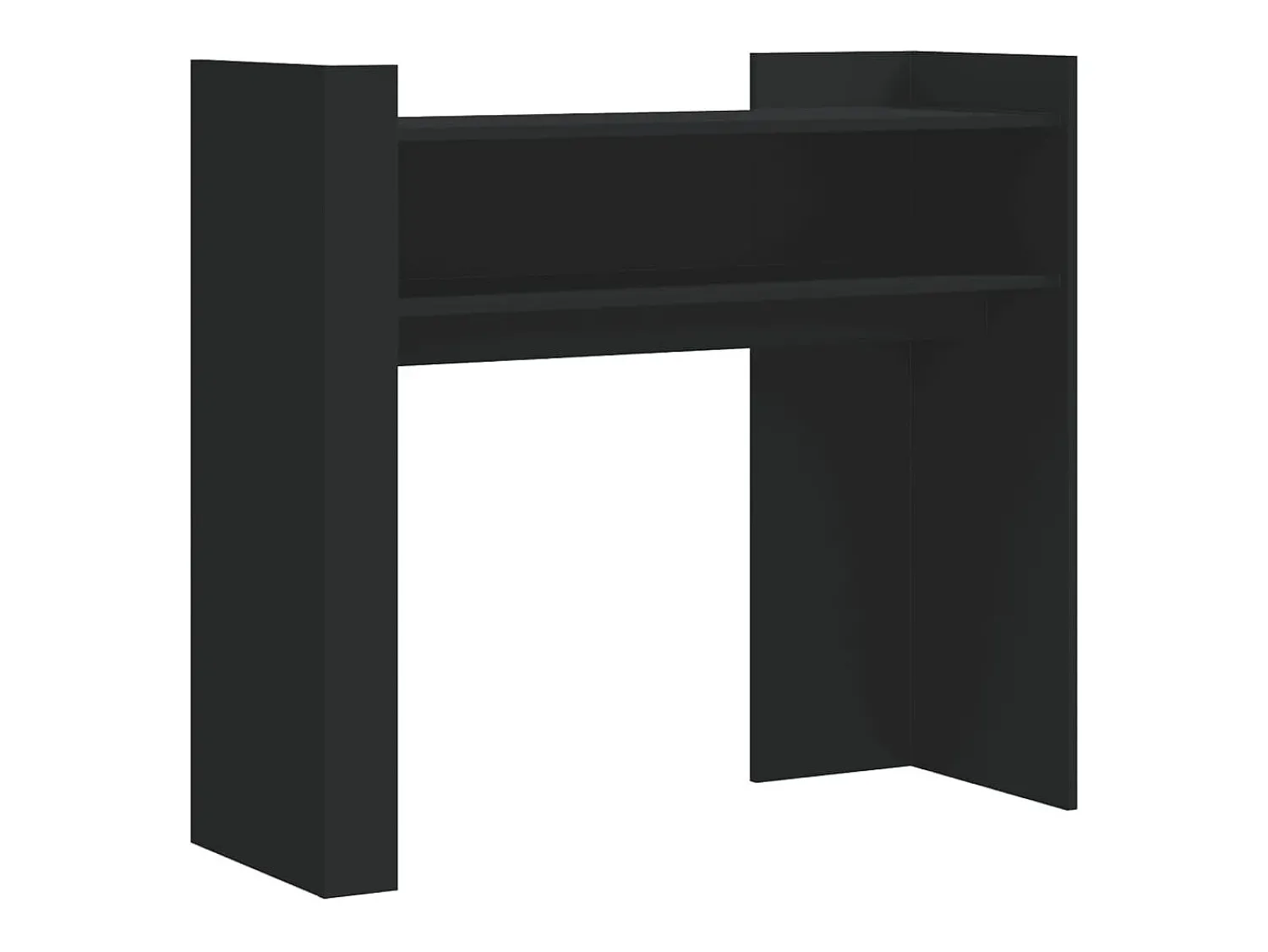 Clearance Mesa consola 100x35x90 cm derivados de madeira PT123233 Preto