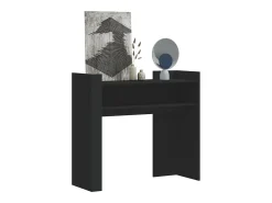 Clearance Mesa consola 100x35x90 cm derivados de madeira PT123233 Preto