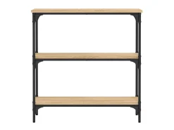 Mesa consola 75x22,5x75 cm derivados de madeira carvalho sonoma PT378081^ Consola