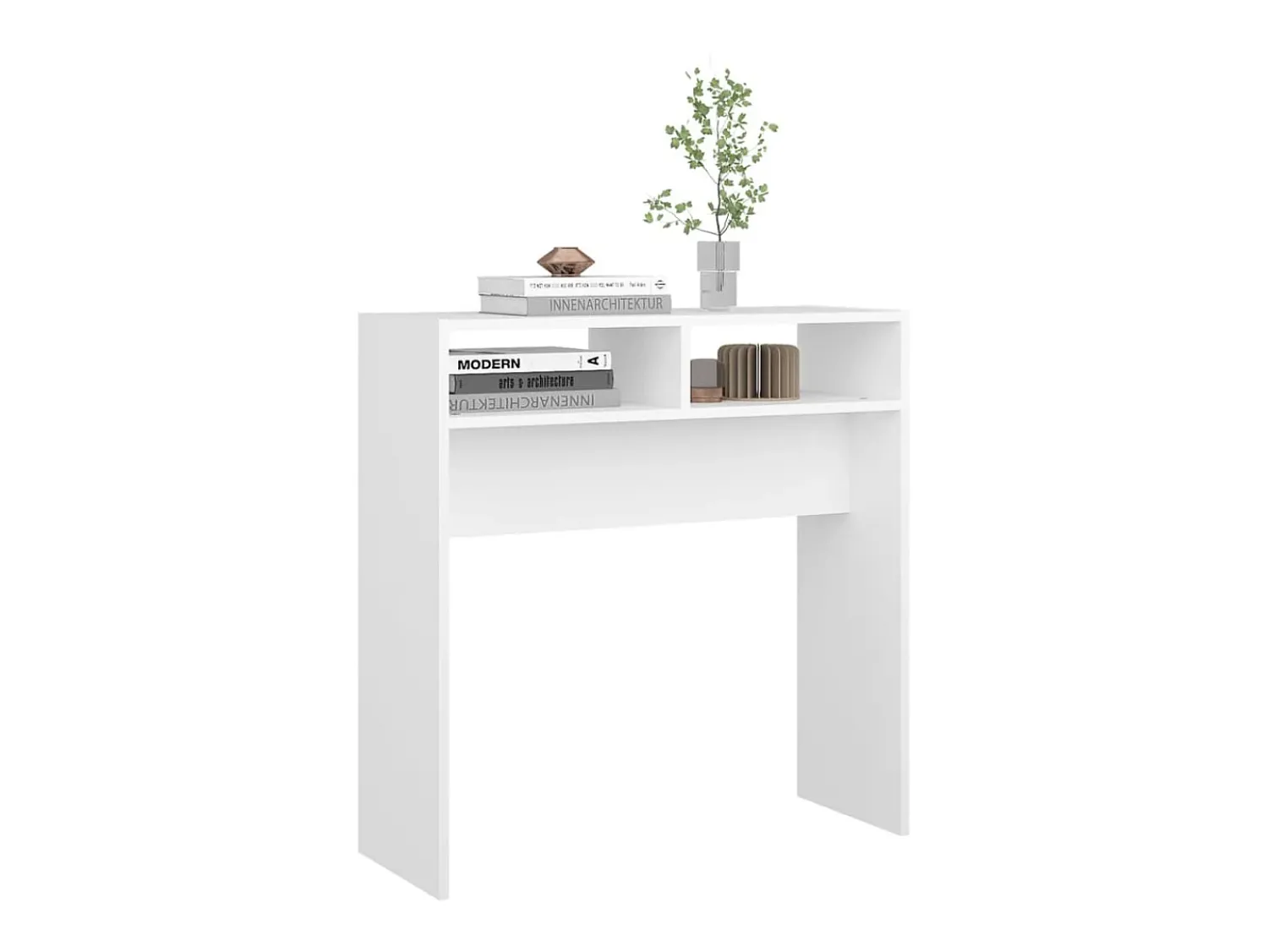 Mesa consola 78x30x80 cm derivados de madeira PT244805^ Consola