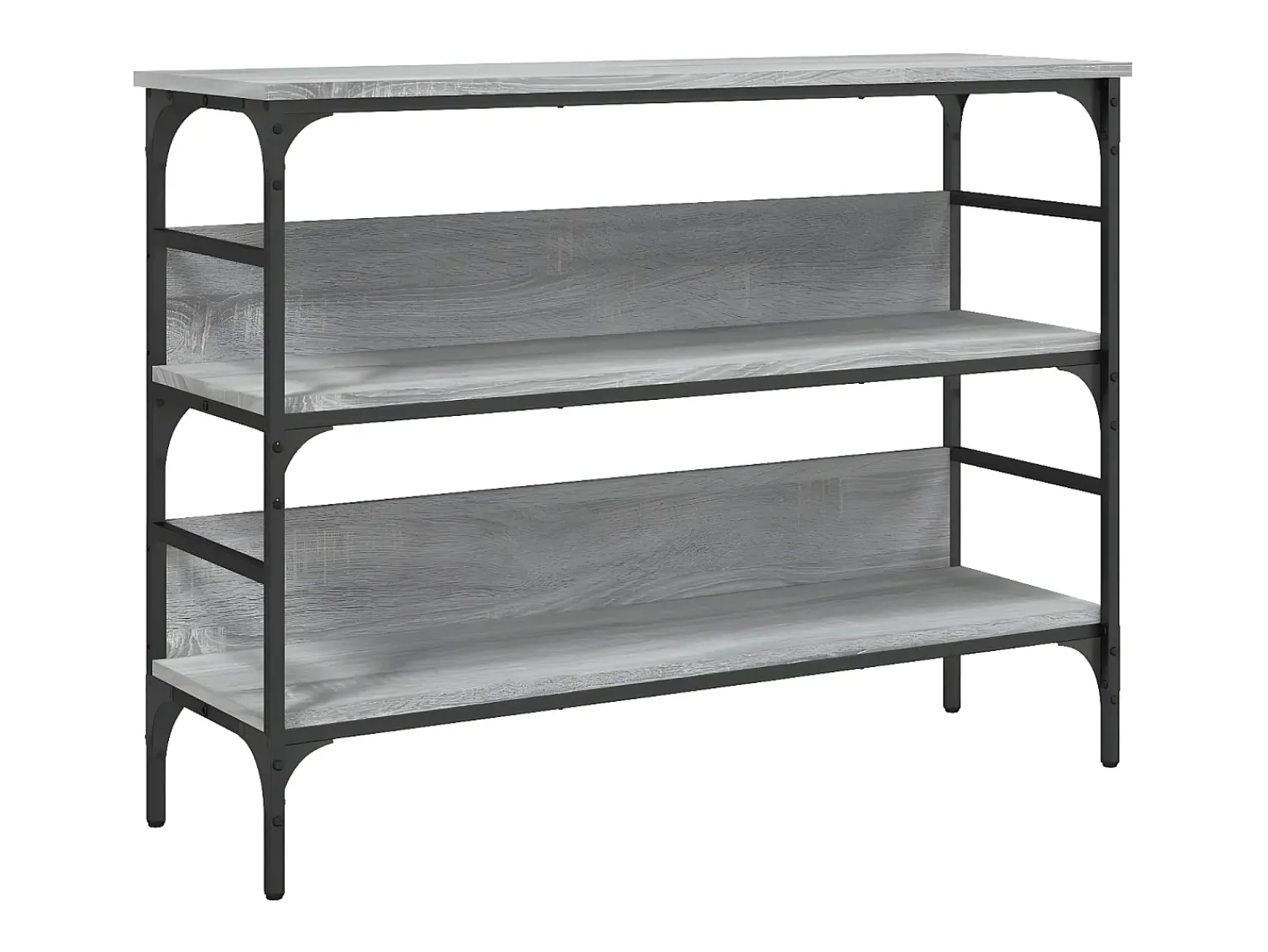 Clearance Mesa consola 100x32x75 cm derivados de madeira sonoma PT207000 Cinzento