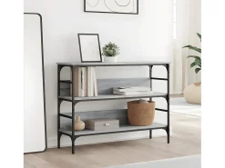 Clearance Mesa consola 100x32x75 cm derivados de madeira sonoma PT207000 Cinzento