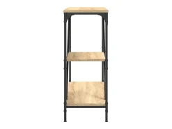 Discount vidaxl Mesa consola 88,5x30x75 cm derivados de madeira carvalho sonoma Castanho