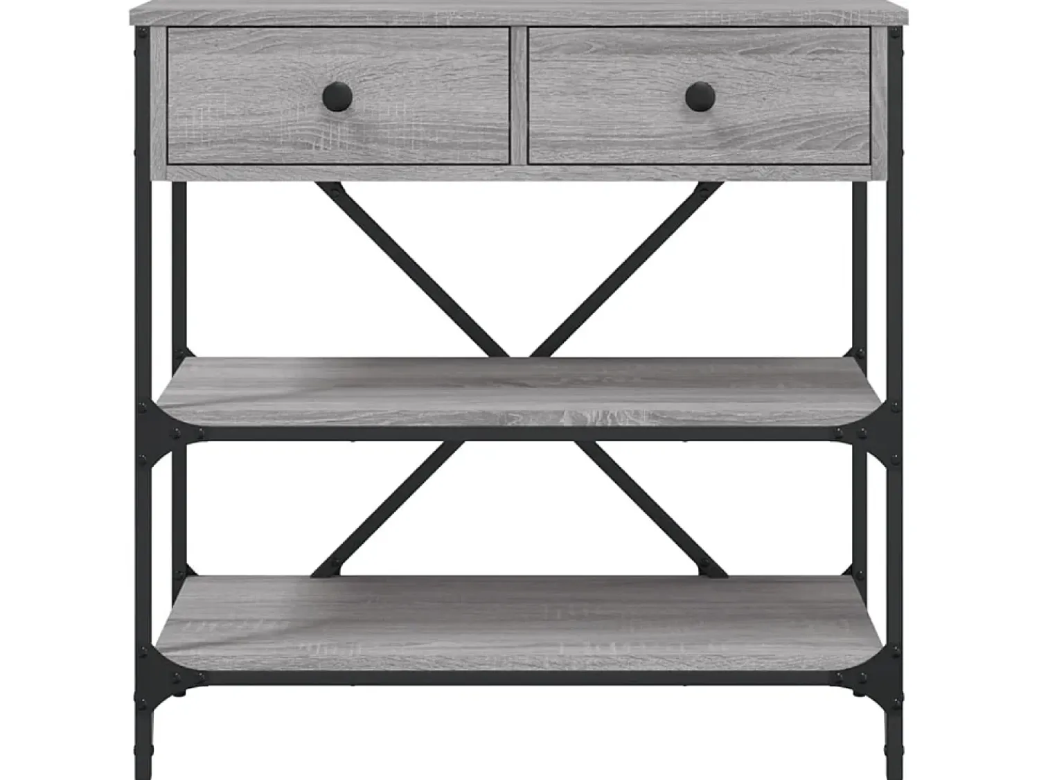 Mesa consola 75x34,5x75 cm derivados de madeira sonoma PT184499^ Consola