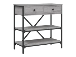 Mesa consola 75x34,5x75 cm derivados de madeira sonoma PT184499^ Consola