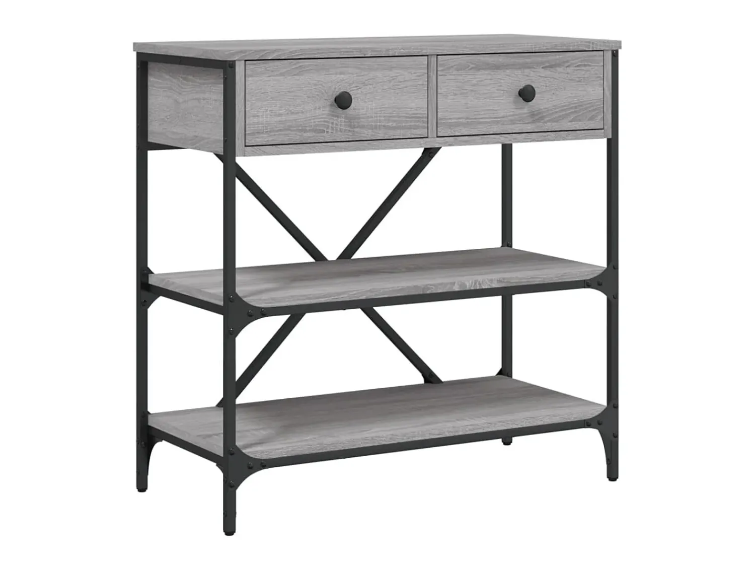 Mesa consola 75x34,5x75 cm derivados de madeira sonoma PT184499^ Consola