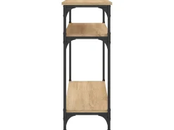 Consola| Mesa consola 75x29x75 cm derivados de madeira carvalho sonoma PT982941 Castanho