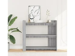 Consola* Mesa consola 100x35x90 cm derivados de madeira sonoma PT543056 Cinzento