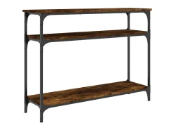 Hot Mesa consola 100x29x75 cm derivados de madeira carvalho fumado PT299026 Castanho