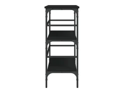 Consola|vidaxl Mesa consola 100x32x75 cm derivados de madeira Preto