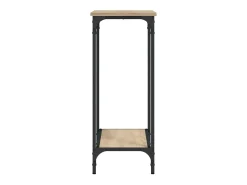 Consola| Mesa consola 75x30,5x75 cm derivados de madeira carvalho sonoma PT862141 Castanho