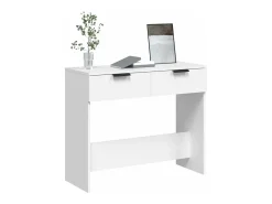 Outlet Mesa consola 90x36x75 cm derivados de madeira PT746640 Branco