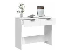 Outlet Mesa consola 90x36x75 cm derivados de madeira PT746640 Branco
