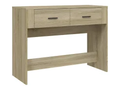 Consola* Mesa consola 100x39x75 cm derivados de madeira carvalho sonoma PT838679 Castanho