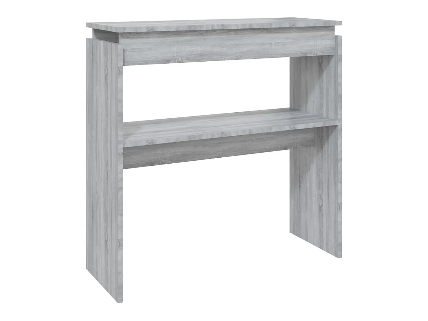 New Mesa consola 80x30x80 cm derivados de madeira sonoma PT695043 Cinzento