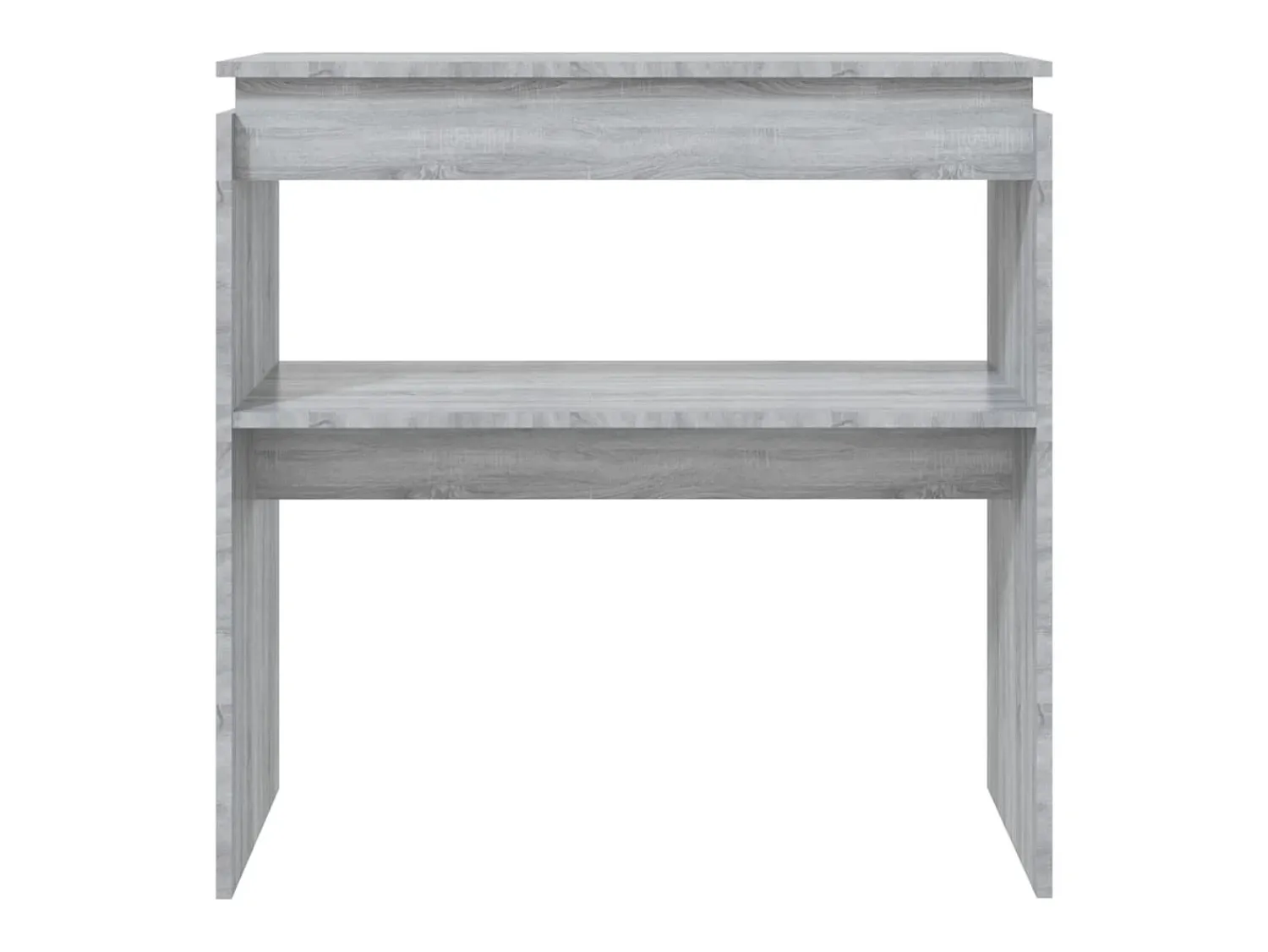 New Mesa consola 80x30x80 cm derivados de madeira sonoma PT695043 Cinzento