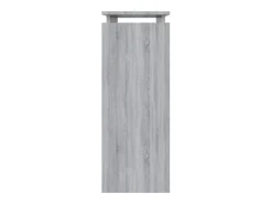 New Mesa consola 80x30x80 cm derivados de madeira sonoma PT695043 Cinzento