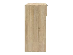 Consola|vidaxl Mesa consola 90x36x75 cm derivados de madeira carvalho sonoma Natural claro