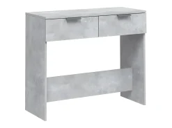 Consola| Mesa consola 90x36x75 cm derivados de madeira -cimento PT760650 Cinzento