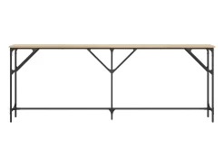 Consola| Mesa consola 200x29x75 cm derivados de madeira carvalho sonoma PT552732 Castanho